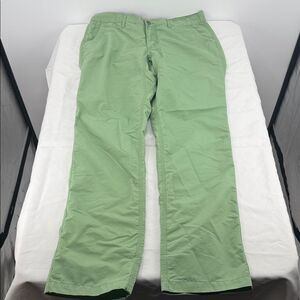 Mountain Khakis Pants Mens 35x34 Light Green Chino Slim Fit
